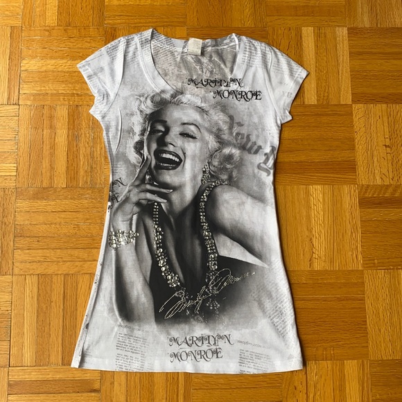 i love marilyn Tops - I ♥️ Marilyn Monroe white tee